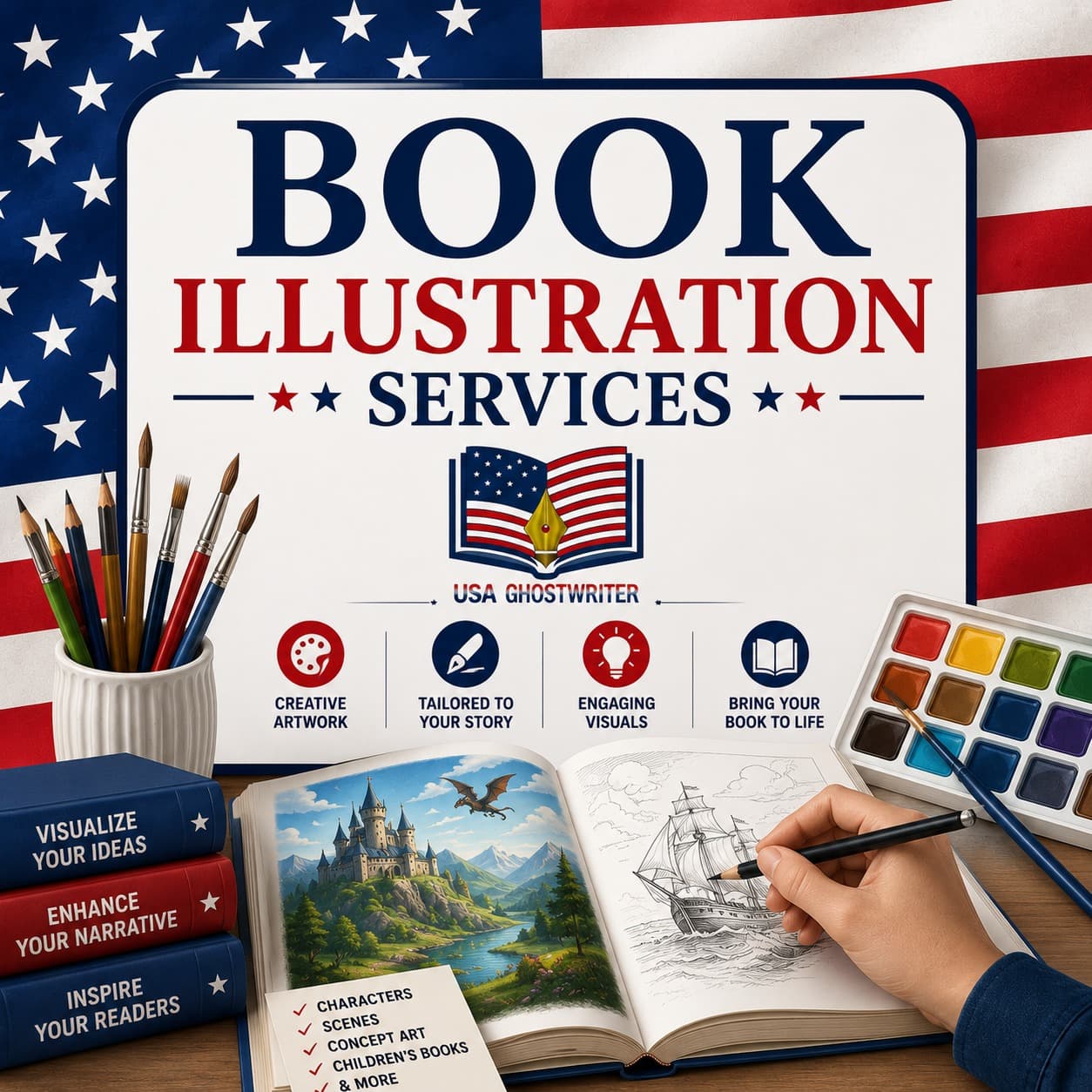 Book Illustration Services
