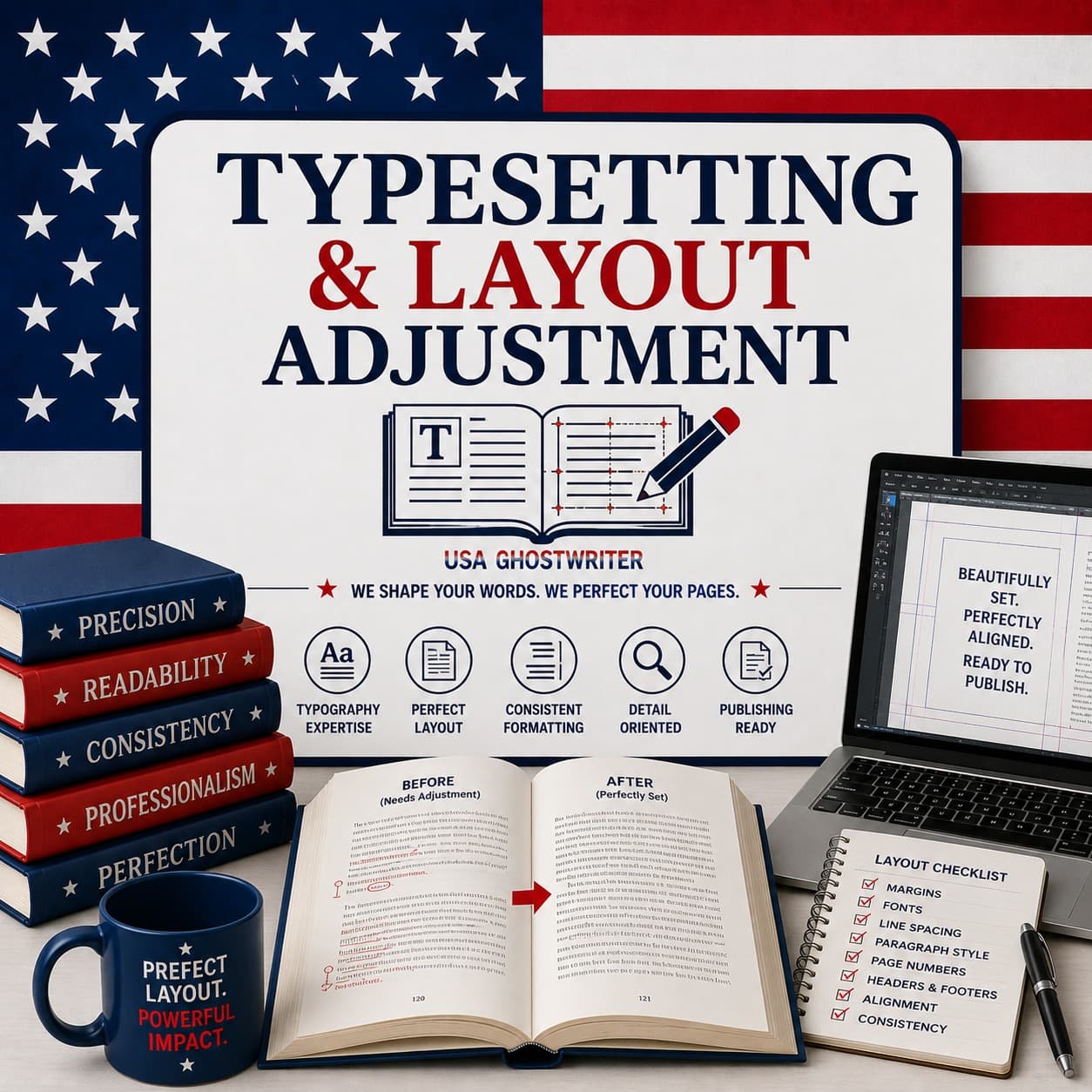 Typesetting & Layout Adjustment